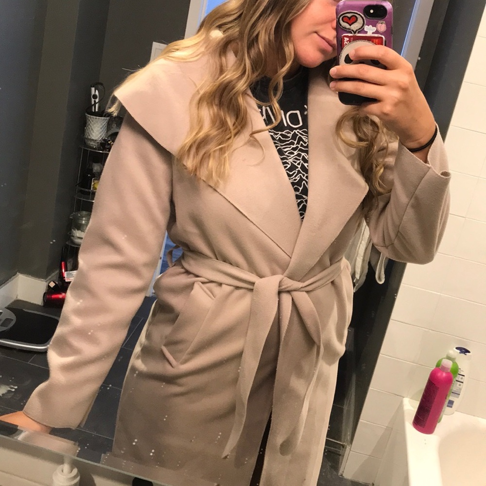 Polyester Wrap Coat - image 6